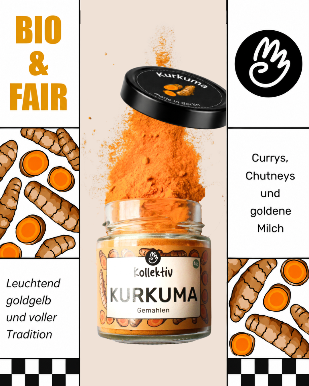 Kurkuma – Bio Ansicht 3