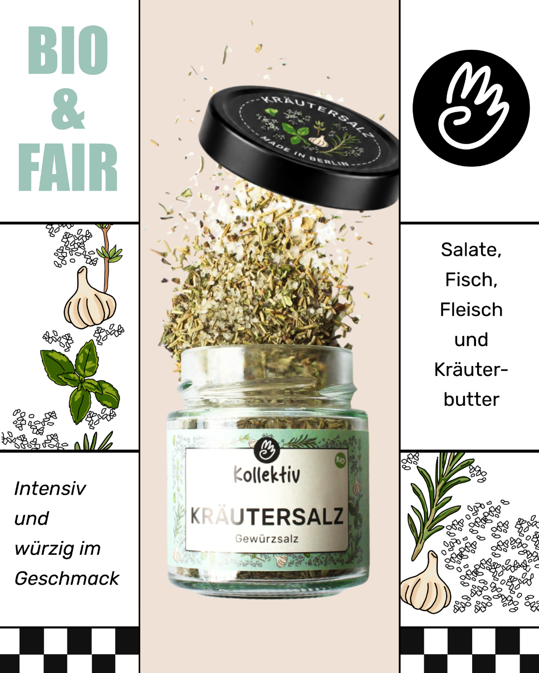 Kräutersalz – Bio Ansicht 3