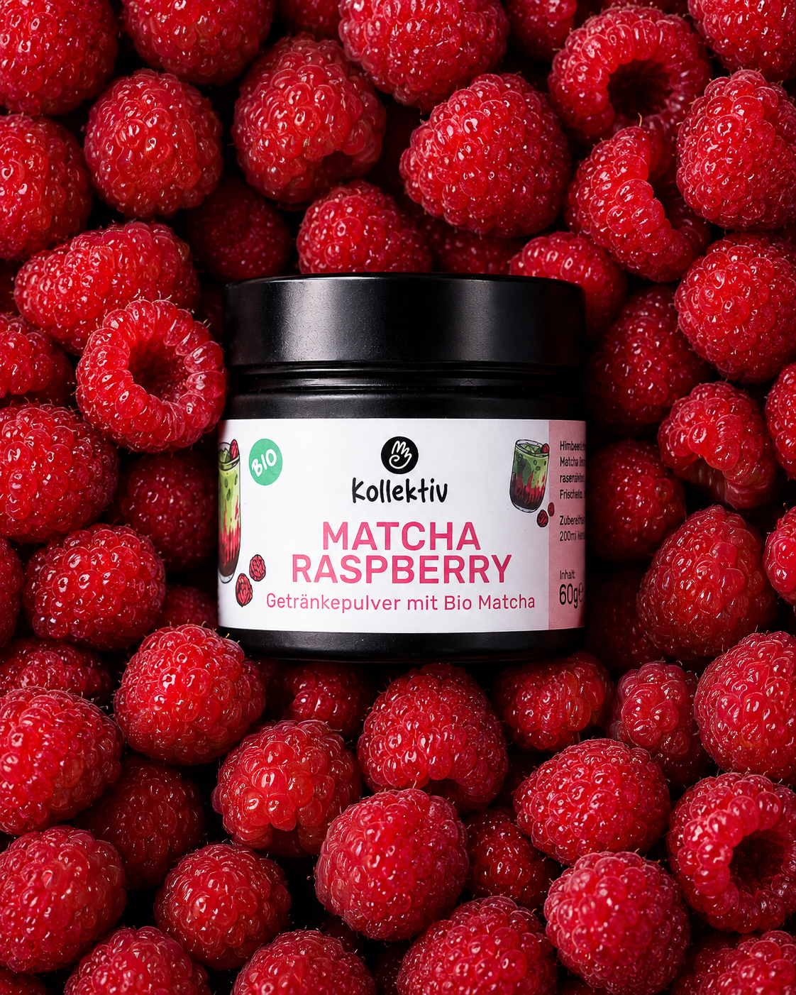 Matcha Raspberry – Bio Ansicht 3