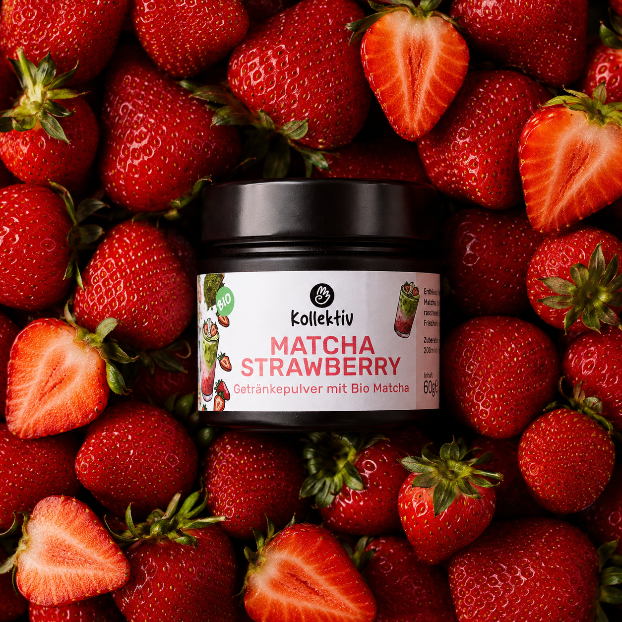 Matcha Strawberry – Bio Ansicht 2