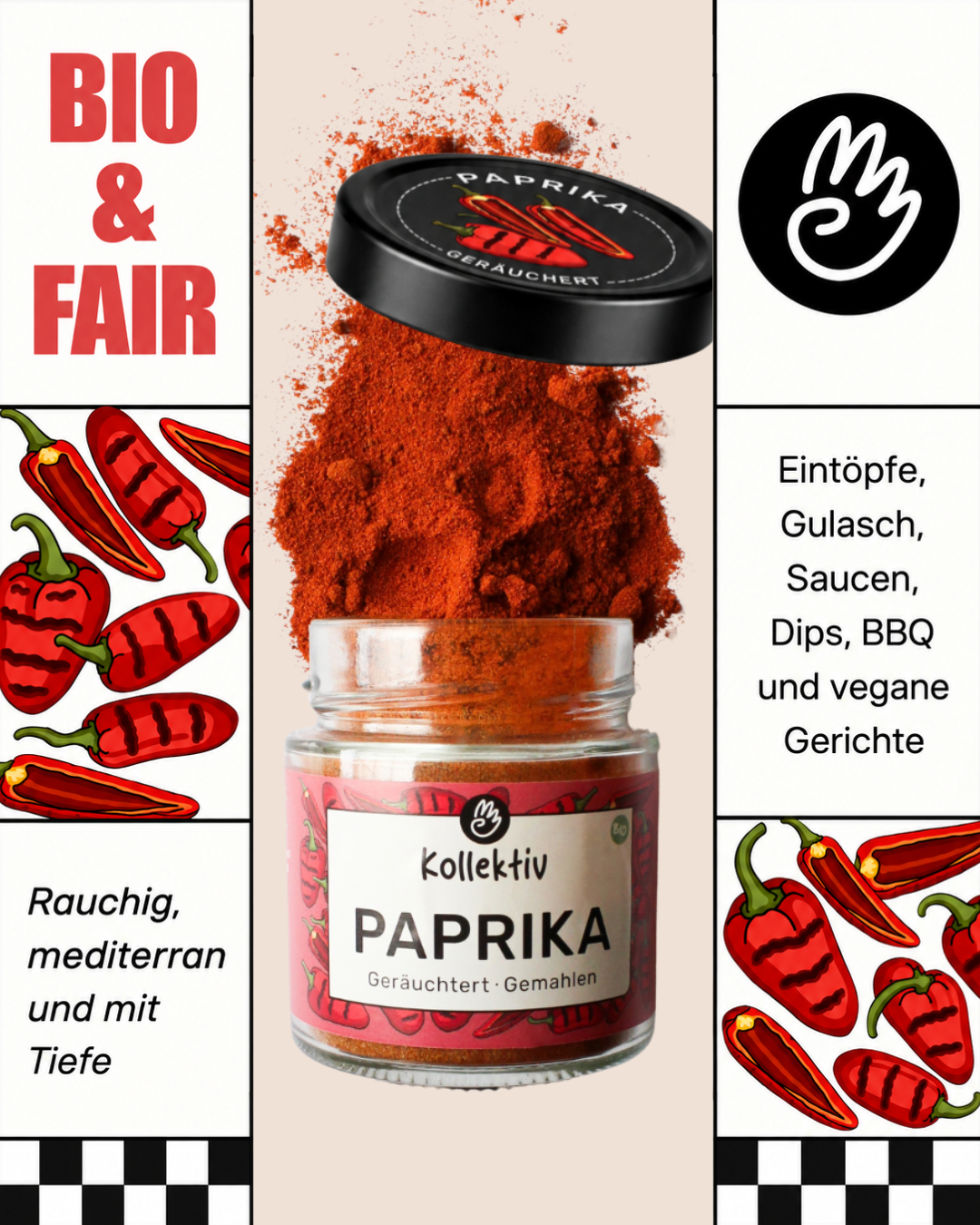 Paprika Geräuchert – Bio Ansicht 2